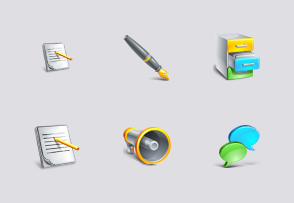 Blogging icon packages