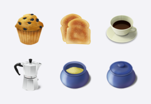 Breakfast icon packages