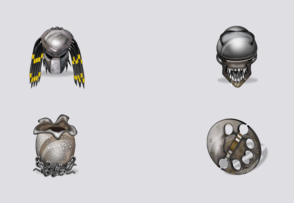 Alien vs Predators icon packages