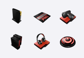 Pro Red icon packages
