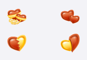 Candy Heart icon packages