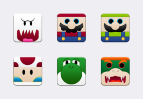 Super Mario Pack icon packages