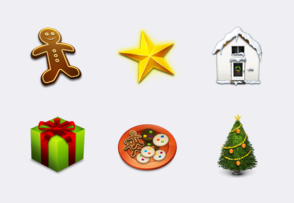 Real Christmas icon packages