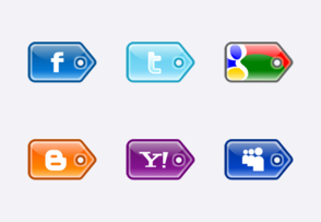 Social Media Price Tags icon packages