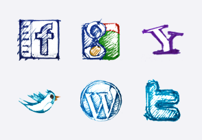 Social Sketches icon packages