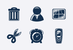 Vector night icon packages