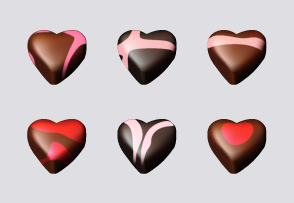 Valentine Gift: Chocolate Hearts icon packages