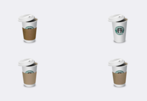 Starbucks coffee icon packages