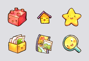 RM Kute Toolbar Icons icon packages