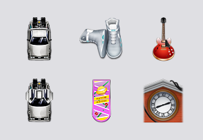 Back to the future icon packages