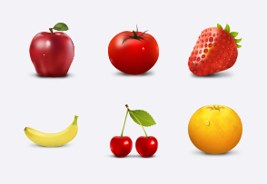 Paradise Fruit icons icon packages