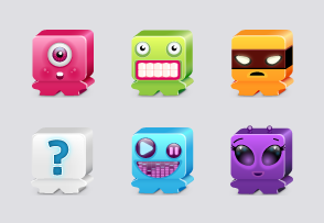 Favorite Monsters icon packages