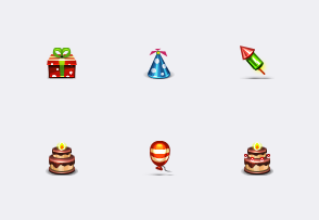 Birthday icons icon packages