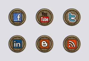 Social Media Icon Badges icon packages