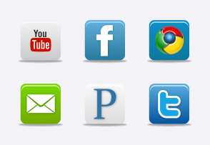 Pretty social media icons icon packages