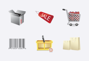 Shopping icons icon packages
