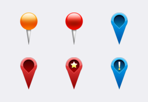 GPS Map icons icon packages