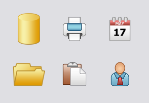 Warm toolbar icons icon packages