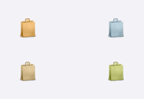 Paperbag icons icon packages