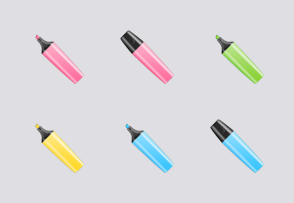 Stabilo Marker Icons icon packages