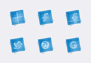 Blueprint Social Icon Set icon packages