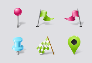 Vista Map Markers icon packages
