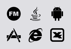 Win8 and iOS Tab Bar Icons - free icon packages