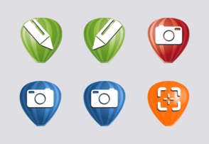 CorelDRAW Graphics Suite X6 icons icon packages