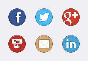 Round Social Media Icons icon packages