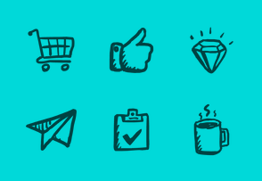Jolly Icons Free – 36 Hand-Drawn UI Icons icon packages