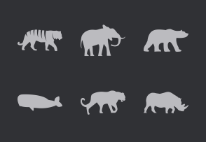 Vectortown Endangered Species icon packages