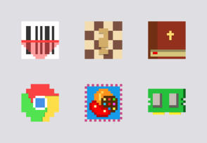 Simply 8-bits #2 icon packages