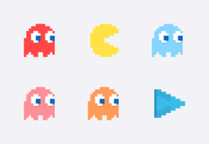 Simply 8-bits #8 icon packages