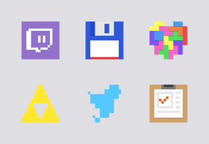 Simply 8-bits #12 icon packages