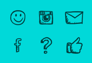 Jolly Icons — Part 1: Social Media and Communication icon packages