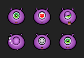 Purple Monsters icon packages