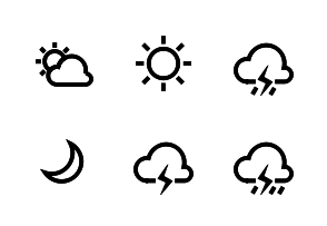 Weather icon packages