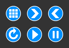 Circle Blue icon packages