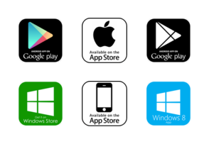 App Stores icon packages
