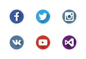 Iconza Circle Social icon packages
