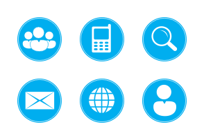 Unique-Round-Blue icon packages