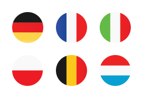 European Country Flags icon packages