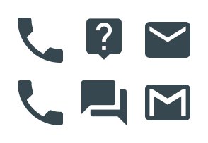 Material Communication icon packages