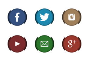 Social Badges icon packages