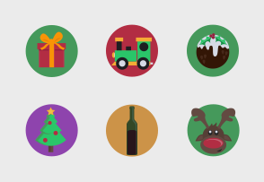 Media Monster Christmas icon packages