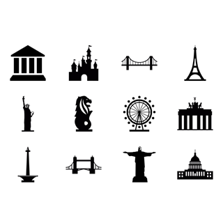 Monuments icon packages