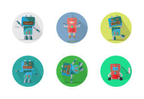 Robots Expression icon packages