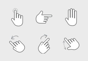 Interactive Gesture Pack icon packages