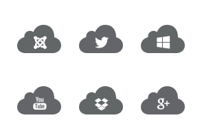 Cloud Web Icons version 05 - free icon packages