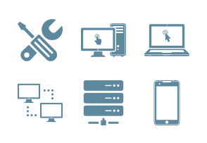 Technology and Hardware icon packages